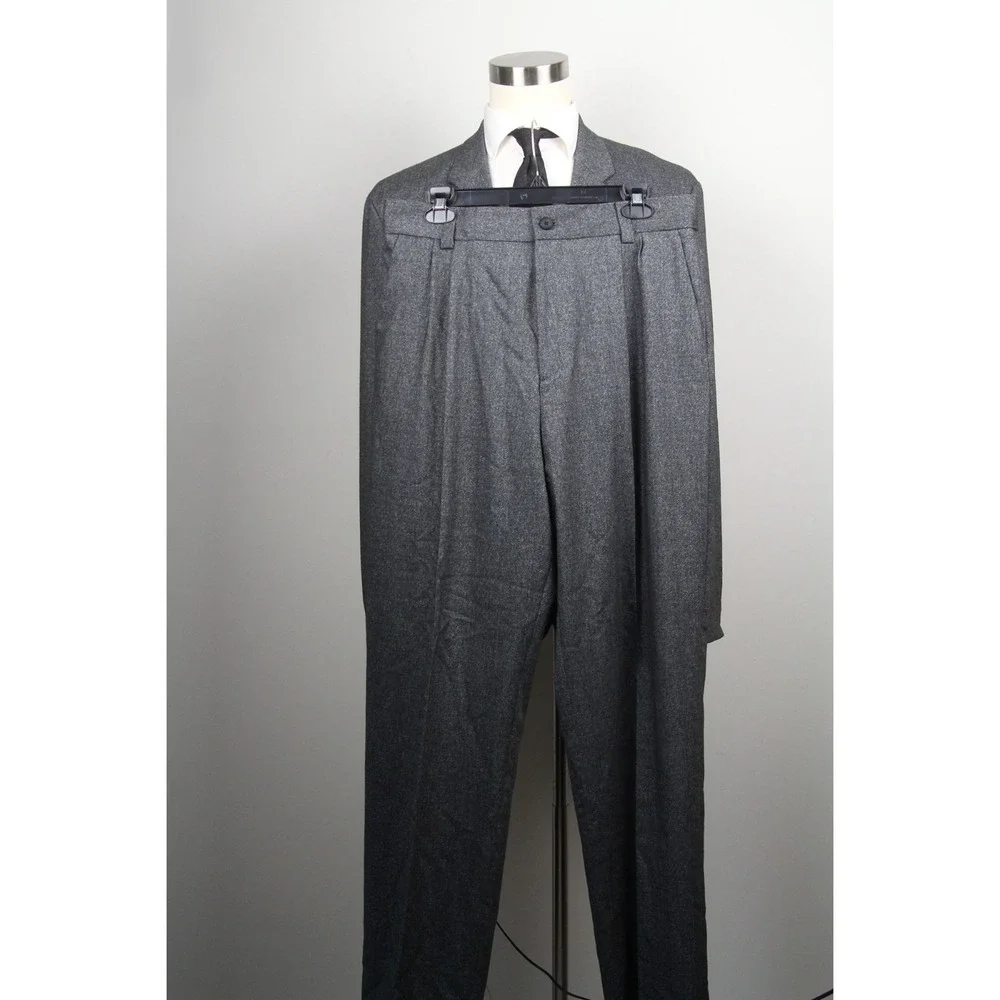 Hugo by Hugo‎ Boss Mens 2-pc suit Gray Modern-Fit Patch Pocket Jacket Size 40R